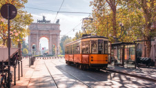 The first project to benefit is planting 22 million trees across Italy, including in Milan (pictured)